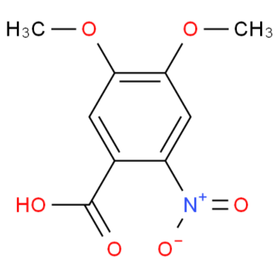 2-硝基-4,5-二甲氧基苯甲酸,4,5-Dimethoxy-2-nitrobenzoic acid