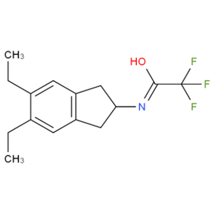 N-(5,6-二乙基-2，3-二氢-1H-茚-2-基）-2，2，2-三氟乙酰胺,N-(5,6-diethyl-2,3-dihydro-1H-inden-2-yl)-2,2,2-trifluoro-Acetamide