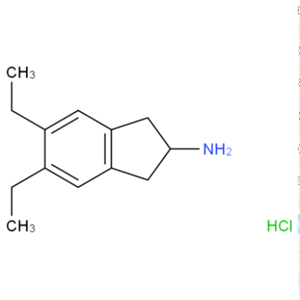 5,6-二乙基-2,3-二氢-1H-茚-2-胺盐酸盐
