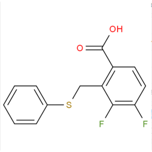 3,4-二氟-2-((苯硫基)甲基)苯甲酸,3,4-difluoro-2-((phenylthio)methyl)benzoic acid