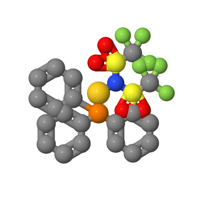 三苯基膦(I)二(三氟甲基)亚胺,[Bis(trifluoromethanesulfonyl)imidate](triphenylphosphine)gold(I),98%