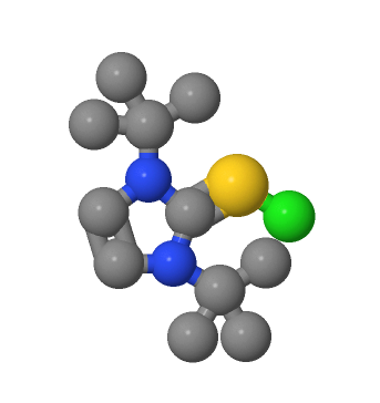 氯[1,3-双(叔丁基苯基)-2H-咪唑-2-亚基]金(I),Chloro[1,3-bis(t-butyl)-2H-imidazol-2-ylidene]gold(I)
