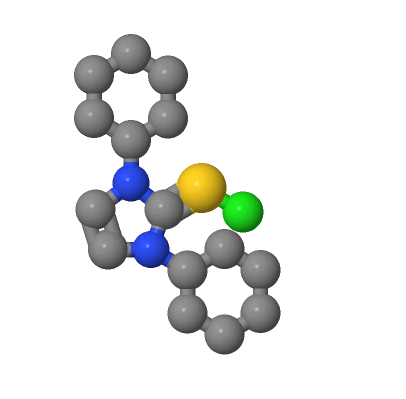 氯[1,3-双（环己基）2H-咪唑-2-亚基]金（I），98％,Chloro[1,3-bis(cyclohexyl)2H-imidazol-2-ylidene]gold(I), 98%