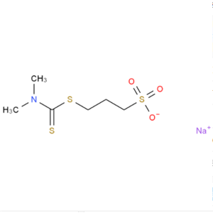 N,N-二甲基二硫代甲酰胺丙烷磺酸钠,Sodium 3-[[(dimethylamino)thioxomethyl]thio]propanesulphonate