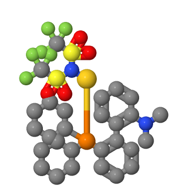 [2-(二环己基膦)-2' - (N,N-二甲基氨基)-1,1'-联苯〕双(三氟甲基)磺酰亚胺,[2-(Dicyclohexylphosphino)-2'-(N,N-diMethylaMino)biphenyl][bis(trifluoroMethyl) sulfonyliMido]gold(I)