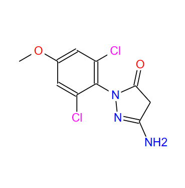 3-Amino-1-(2,6-dichloro-4-methoxyphenyl)-1H-pyrazol-5(4H)-one,3-Amino-1-(2,6-dichloro-4-methoxyphenyl)-1H-pyrazol-5(4H)-one