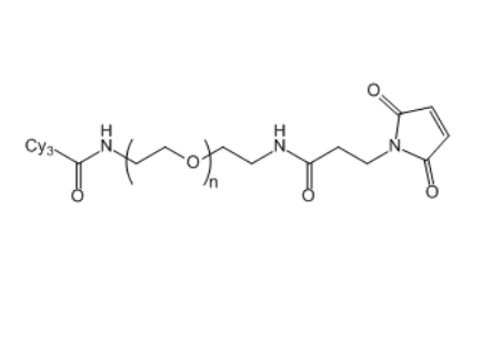 CY3-聚乙二醇-馬來酰亞胺,Cy3-PEG-Mal
