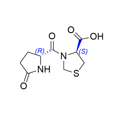 匹多莫德雜質(zhì)04,(S)-3-((R)-5-oxopyrrolidine-2-carbonyl)thiazolidine-4-carboxylic acid