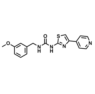 1-(3-Methoxybenzyl)-3-(4-(pyridin-4-yl)thiazol-2-yl)urea,1-(3-Methoxybenzyl)-3-(4-(pyridin-4-yl)thiazol-2-yl)urea