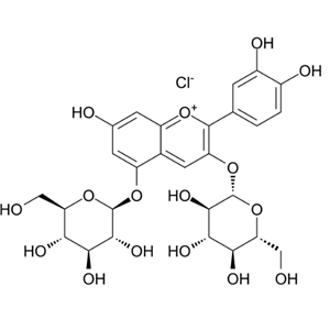 矢车菊素双葡糖苷,Cyanidin-3,5-O-diglucoside chloride