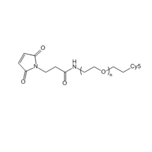 CY5-聚乙二醇-马来酰亚胺,Cy5-PEG-Mal