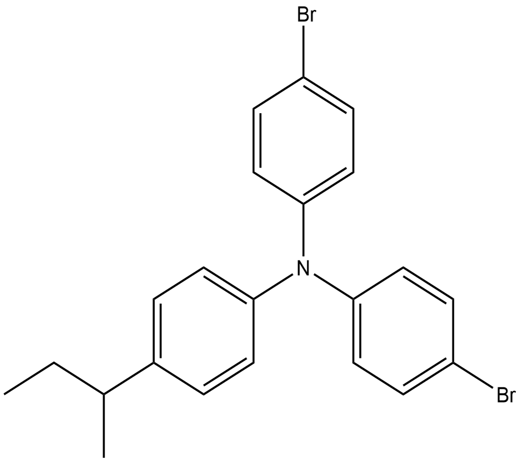 4-溴-N-(4-溴苯基)-N-(4-仲丁基苯基)苯胺,4-Bromo-N-(4-bromophenyl)-N-(4-(sec-butyl)phenyl)aniline