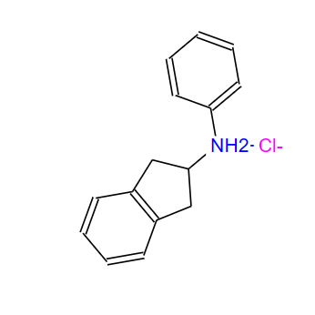 N-苯基-2-茚满铵氯化物,2,3-dihydro-1H-inden-2-yl(phenyl)azanium,chloride