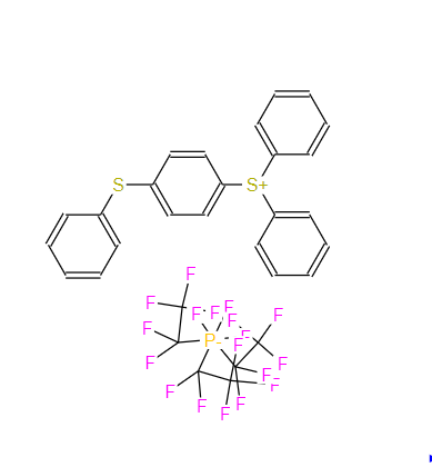 Diphenyl[4-(phenylthio)phenyl]sulfonium, trifluorotris(1,1,2,2,2-pentafluoroethyl)phosphate(1-) (1:1