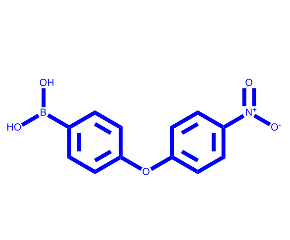 (4-(4-硝基苯氧基)苯基)硼酸,(4-(4-Nitrophenoxy)phenyl)boronic acid