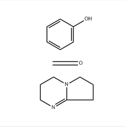 1,5-Diazabicyclo[4.3.0]non-5-ene/phenol novolac resin salt