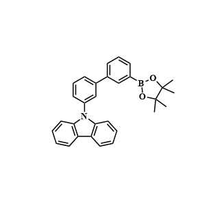 9-[3′-硼酸频哪醇酯[1,1′-联苯]-3-基]-9H-咔唑,9-[3′-(4,4,5,5-Tetramethyl-1,3,2-dioxaborolan-2-yl)[1,1′-biphenyl]-3-yl]-9H-carbazole