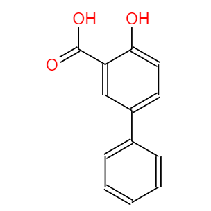 2-羟基-5-苯基苯甲酸,4-hydroxy[1,1'-biphenyl]-3-carboxylic acid
