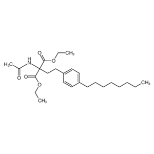 2-乙酰氨基-2-(4-辛基苯乙基)丙二醇二乙酯