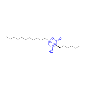 奥利司他杂质08,(3S,4S,6S)-3-hexyl-4-hydroxy-6-undecyltetrahydro-2H-pyran-2-one
