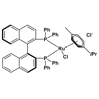 氯代[(S)-(-)-2,2'-二(二苯基膦)-1,1'-联萘](P-伞花素)氯化钌(II),[RuCl(p-cymene)((S)-binap)]Cl