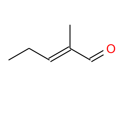 2-甲基-2-戊烯醛,2-methylpent-2-enal