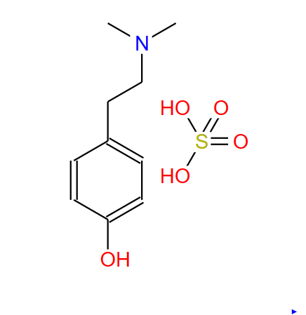 大麦芽碱硫酸盐,Bis(4-hydroxyphenethyldimethylammonium) sulphate