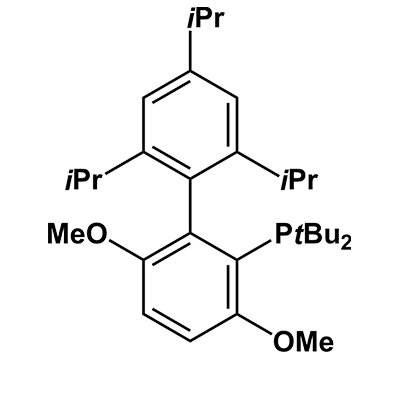 2-(二叔丁基膦)-3,6-二甲氧基-2'-4'-6'三- 1 -丙基- 1,1'-双苯基,2-(Di-t-butylphosphino)-3,6-dimethoxy-2'-4'-6'-tri-i-propyl-1,1'-biphenyl, min. 98% t-butylBrettPhos