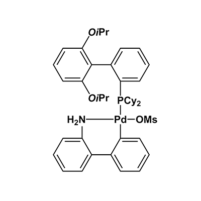 甲磺酸(2-二环己基膦基-2',6'-二异丙氧基-1,1'-联苯基)(2-氨基-1,1'-联苯-2-基)钯(II);RuPhos PD G3,Methanesulfonato(2-dicyclohexylphosphino-2',6'-di-i-propoxy-1,1'-biphenyl)(2'-aMino-1,1'-biphenyl-2-yl)palladiuM(II)