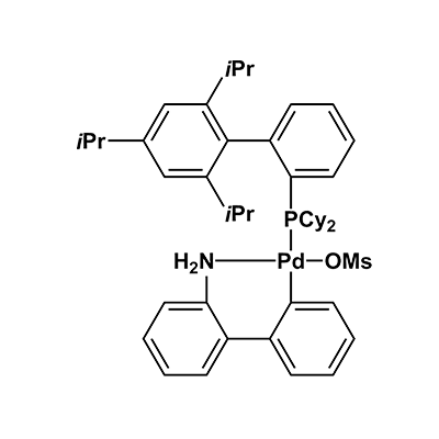 甲烷磺酸(2-二环己基膦基-2',4',6'-三-异丙基-1,1'-联苯基)(2'-氨基-1,1'-联苯-2-基)钯(II);,XPhos Pd G3;Methanesulfonato(2-dicyclohexylphosphino-2',4',6'-tri-i-propyl-1,1'-biphenyl)(2'-amino-1,1'-biphenyl-2-yl)palladium(II)