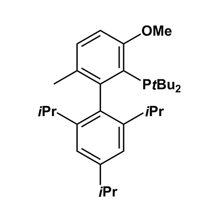 2-(二-叔丁基磷)-3-甲氧基-6-甲基-2'4'6'-三异丙基-联苯,2-(Di-t-butylphosphino)-3-methoxy-6-methyl-2',4',6'-tri-i-propyl-1,1'-biphenyl