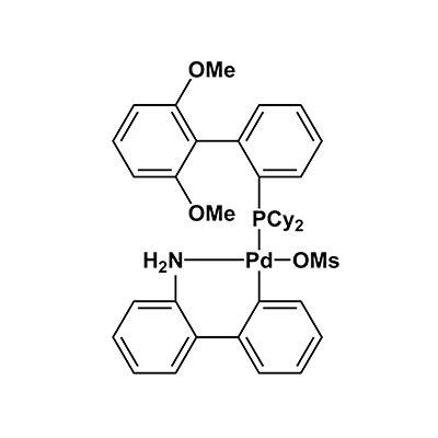 甲烷磺酸(2-二环己基膦基-2',6'-二甲氧基-1,1'-联苯基)(2'-氨基-1,1'-联苯-2-基)钯(II);SPHOS PD G3,Methanesulfonato(2-Dicyclohexylphosphino-2,6-dimethoxybiphenyl)(2-amino-1,1-biphenyl-2-yl)palladium(II);SPHOS PD G3