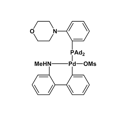 甲磺酸盐(2-(二金刚烷膦)吗啉代苯)[2-(2′-甲氨基-1,1′-联苯)]钯(II),MorDalPhos Pd G4
