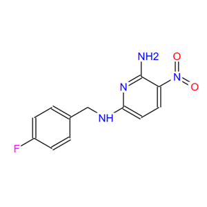 2-氨基-3-硝基-6-(4-氟苄基氨基)吡啶,2-Amino-3-nitro-6-(4-fluorobenzylamino)pyridine