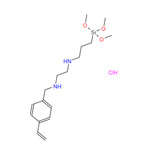 N-[3-(三甲氧基甲硅烷基)丙基]-N`-(4-乙烯基苄基)乙二胺盐酸盐,N-[3-(Trimethoxysilyl)propyl]-N′-(4-vinylbenzyl)ethylenediamine hydrochloride solution