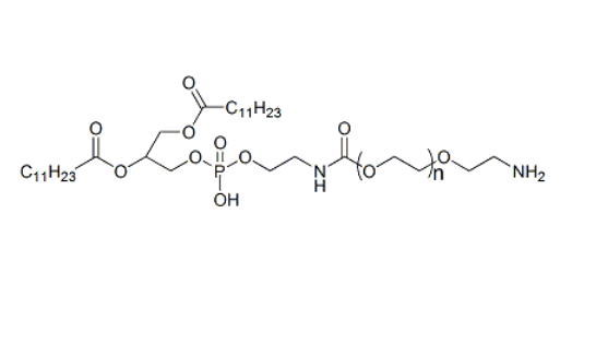 1,2-二月桂酰磷脂酰乙醇胺-聚乙二醇-氨基,DLPE-PEG-NH2