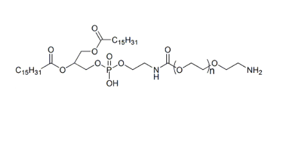 二棕櫚酰磷酯酰乙醇胺-聚乙二醇-氨基,DPPE-PEG-NH2