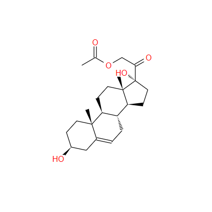 3-β，17α，21-三羥基孕酮21-醋酸鹽,3-beta,17-alpha,21-trihydroxypregn-5-en-20-one 21-acetate