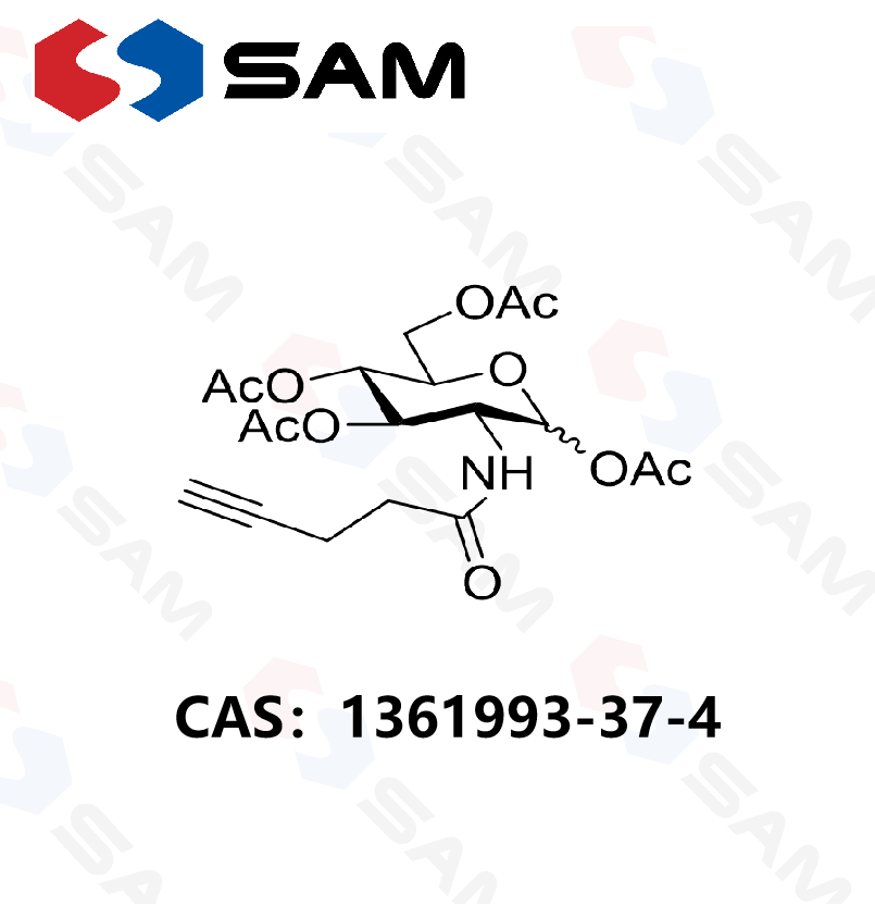 1,3,4,6-四-O-乙酰基-2-(4-戊炔酰氨基)-2-脱氧-D-吡喃葡萄糖,1,3,4,6-Tetra-O-acetyl-2-(4-pentynoylamino)-2-deoxy-D-glucopyranose