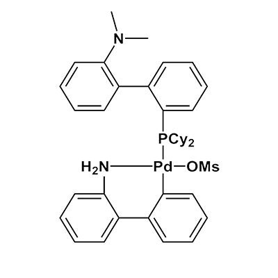 甲烷磺酸(2-二环己基膦基-N,N-二甲胺基-1,1'-联苯基)(2'-氨基-1,1'-联苯-2-基)钯(II),Methanesulfonato(2-Dicyclohexylphosphino-2'-N,N-dimethylamino-1,1'biphenyl)(2'-amino-1,1'-biphenyl-2-yl)palladium(II)(Davephos PD G3)