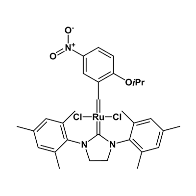 (1,3-双(2,4,6-三甲基苯基)-2-咪唑烷亚基)二氯(2-异丙氧基-5-硝基苯亚甲基)合钌(硝基-Grela),Ruthenium, [1,3-bis(2,4,6-trimethylphenyl)-2-imidazolidinylidene]dichloro[[2-(1-methylethoxy-κO)-5-n(nitro-Grela)