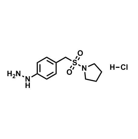 4-(1-吡咯烷基磺酰基甲基)苯肼盐酸盐,1-((4-Hydrazinylbenzyl)sulfonyl)pyrrolidine hydrochloride