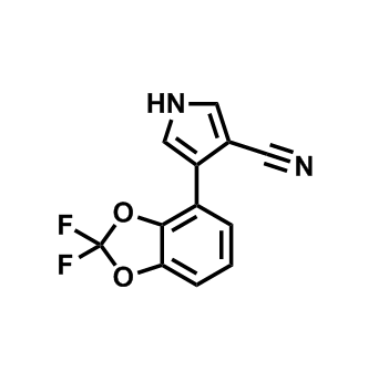 咯菌腈,4-(2,2-Difluorobenzo[d][1,3]dioxol-4-yl)-1H-pyrrole-3-carbonitrile