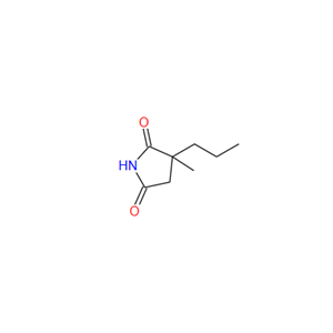 alpha-甲基-alpha-丙基琥珀酰亚胺；1497-19-4