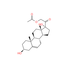 3-β，17α，21-三羟基孕酮21-醋酸盐,3-beta,17-alpha,21-trihydroxypregn-5-en-20-one 21-acetate