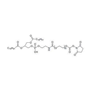 DPPE-PEG-SC 二棕榈酰磷酯酰乙醇胺-聚乙二醇-活性酯