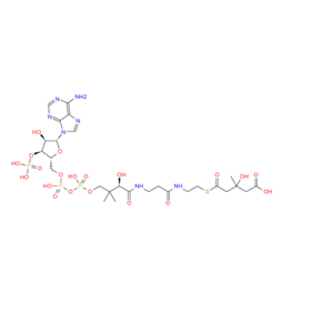 S-(氢3-羟基-3-甲基戊二酰基)辅酶A；1553-55-5