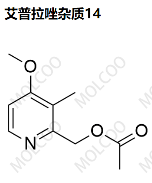 艾普拉唑杂质14,(4-methoxy-3-methylpyridin-2-yl)methyl acetate