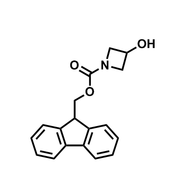 1-Fmoc-3-羟基氮杂环丁烷,(9H-Fluoren-9-yl)methyl 3-hydroxyazetidine-1-carboxylate