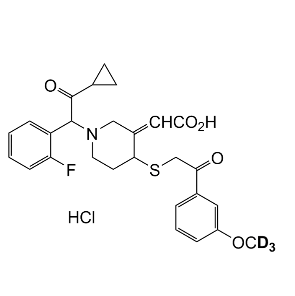 Prasugrel active metabolite M3-d3 (stabilzed)